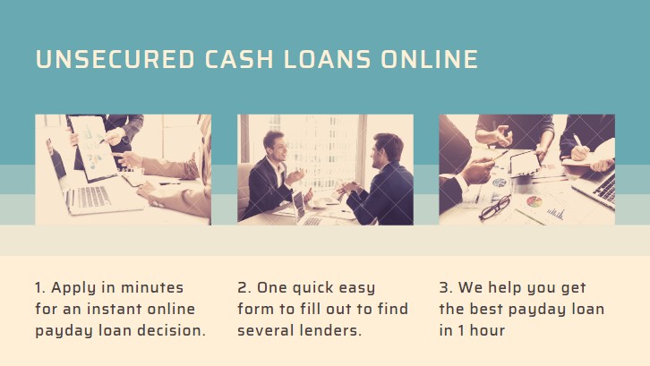 Unsecured payday loans
